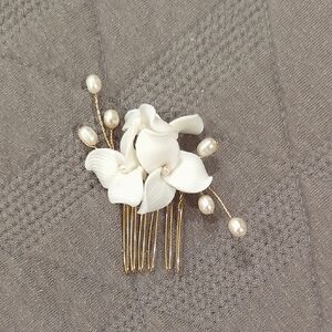 Bridal Floral Hair Comb
